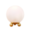 Minimalist Glass & Brass Table Lamp