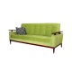 Apple Green Mid-Century Sofa
