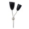 Vintage Midcentury Double Sconce