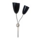 Vintage Midcentury Double Sconce