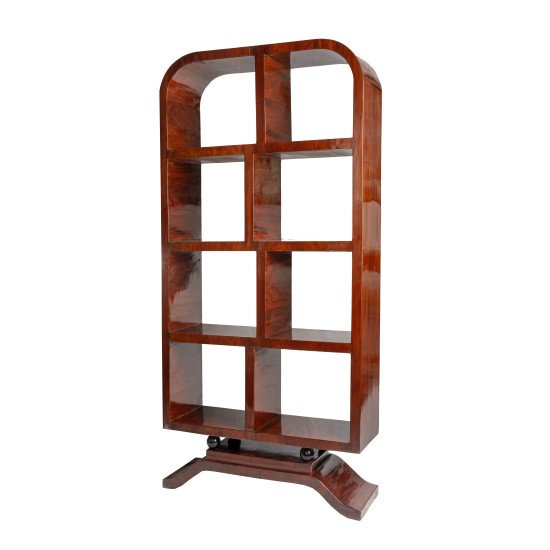 Double-Sided Art Deco Bookcase Double-Sided Art Deco Bookcase