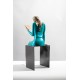 The Reader in Blue Dress