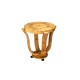 Art Deco Burl Wood Side Table