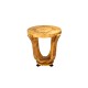 Art Deco Burl Wood Side Table
