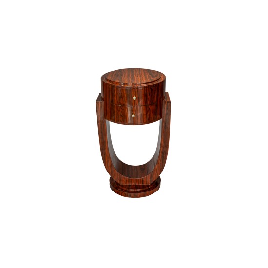 Art Deco Round Side Table / Night Stand Art Deco Round Side Table / Night Stand