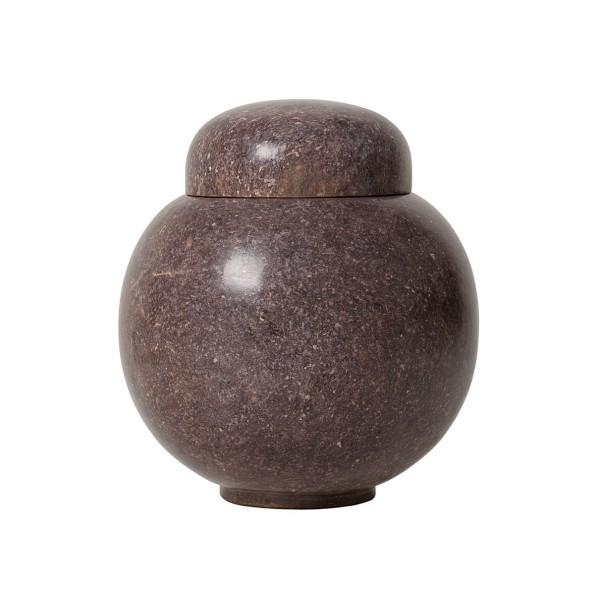 Polished Brown Marble Potiche Polished Brown Marble Potiche