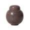 Polished Brown Marble Potiche