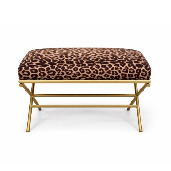 Leopard Print Bench Leopard Print Bench