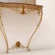 Marble top Ferforge Console