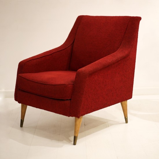 Mid Century Red Chair