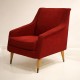 Mid Century Red Chair