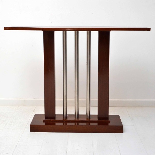Art Deco Console with Bars