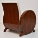 Art Deco Round Arm Chair