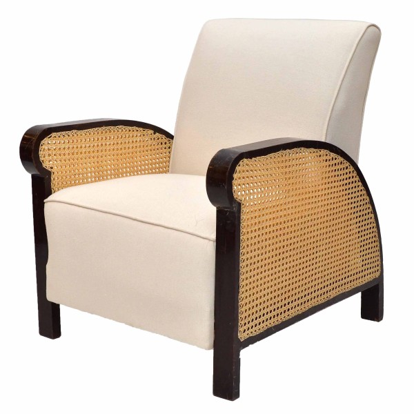 Art Deco Canne Armchair