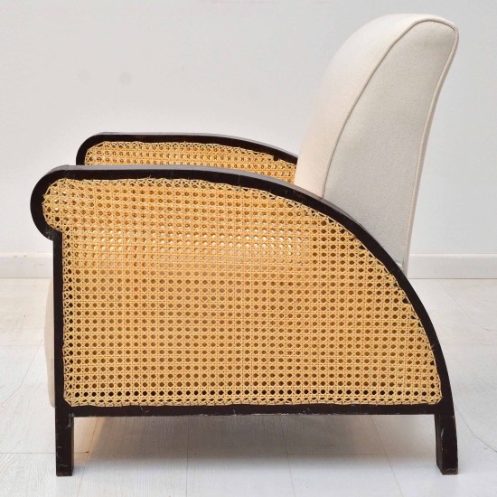 Art Deco Canne Armchair