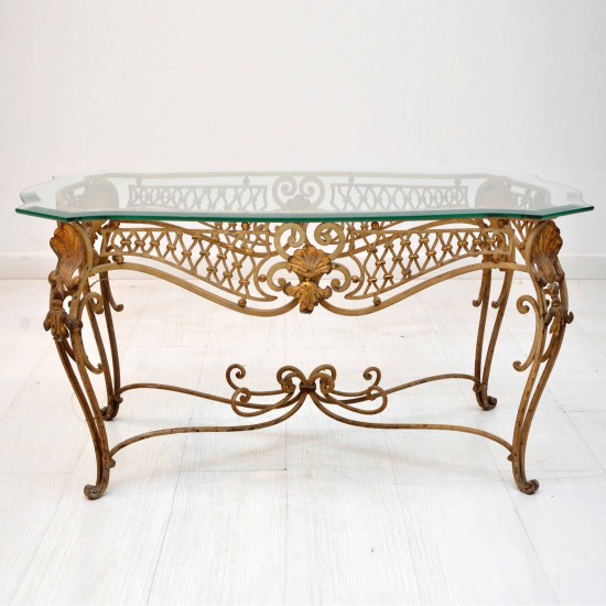 Fer Forge Coffee Table