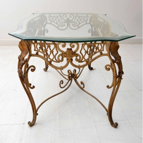 Fer Forge Coffee Table