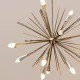 Silver Spiky Chandelier
