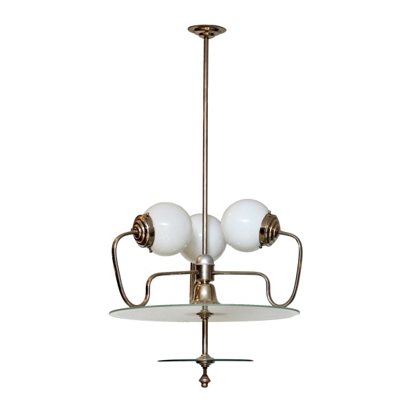 Opaline Globe Chandelier