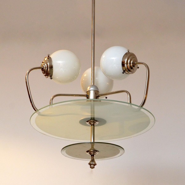 Opaline Globe Chandelier