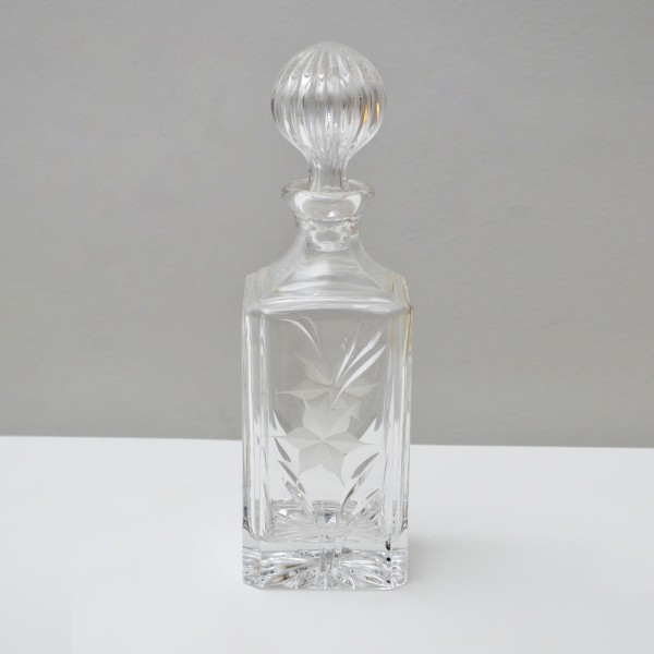 Etched Decanter