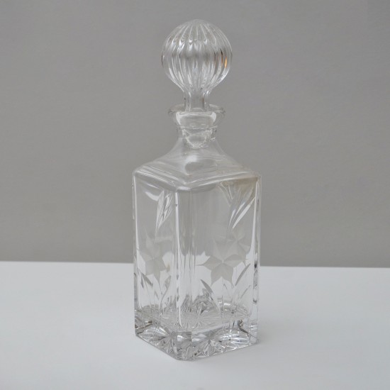 Etched Decanter