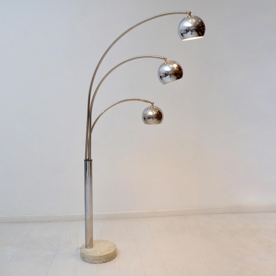 Three-Way Arc Floor Lamp