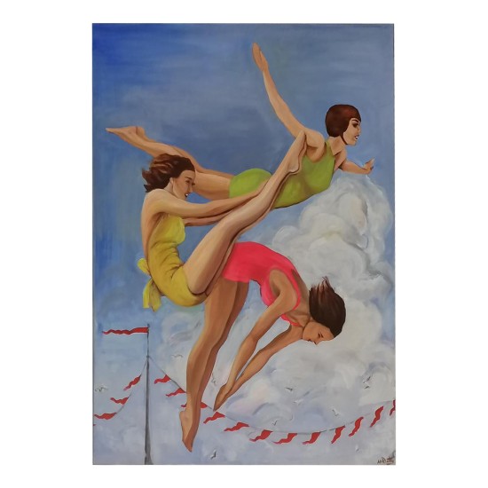 Acrylic on canvas by Nermeen El Damaty