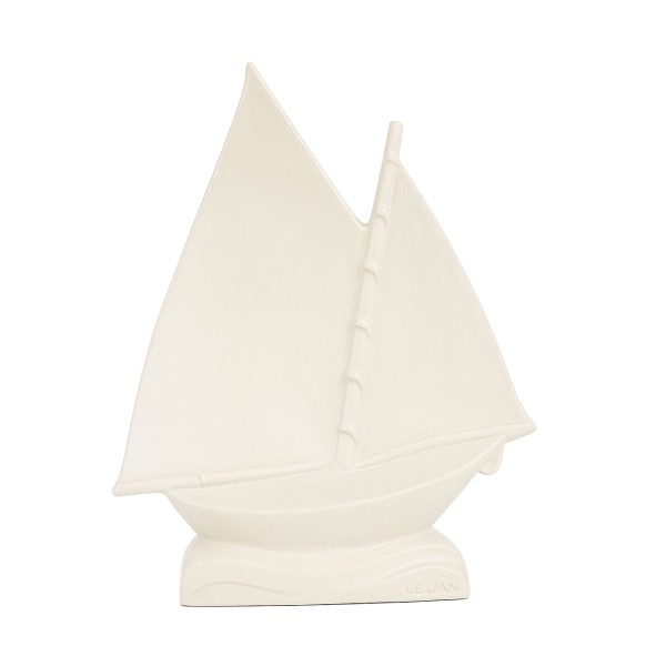 Vintage Art Deco Ceramic Sailboat by Le Jan Vintage Art Deco Ceramic Sailboat by Le Jan